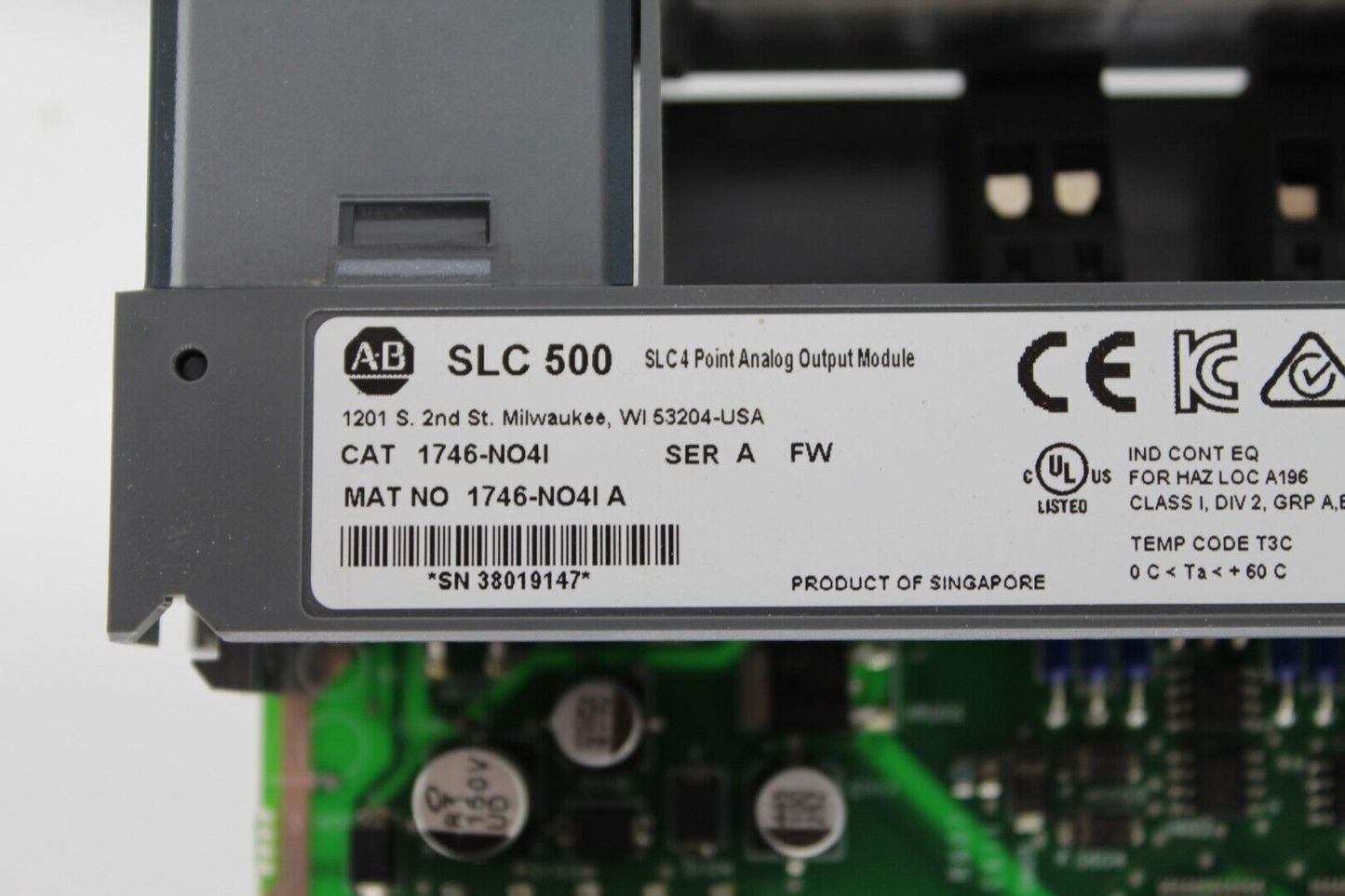 Allen-Bradley 1746-NO4I SLC 4 Point Analog Output Module