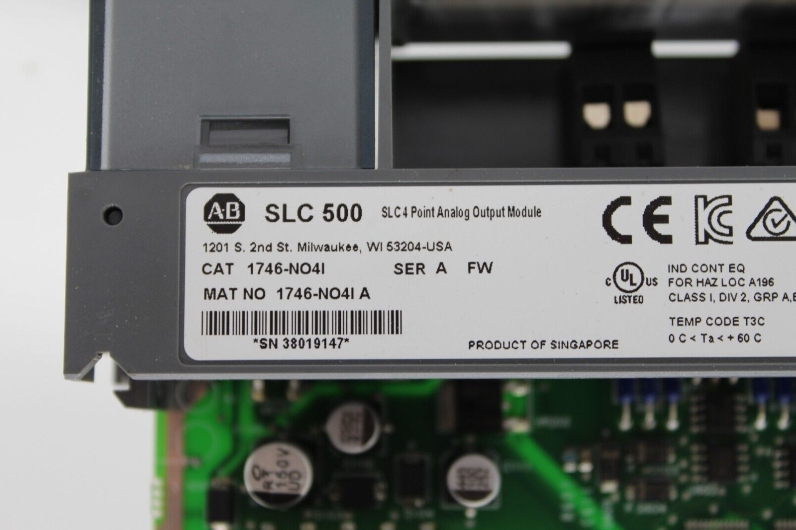Allen-Bradley 1746-NO4I SLC 4 Point Analog Output Module