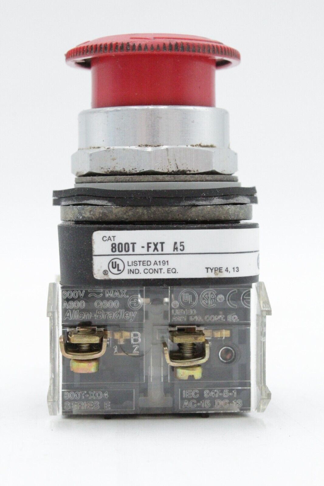 Allen-Bradley 800T-FXT A5 2-Position Red Twist Push Button