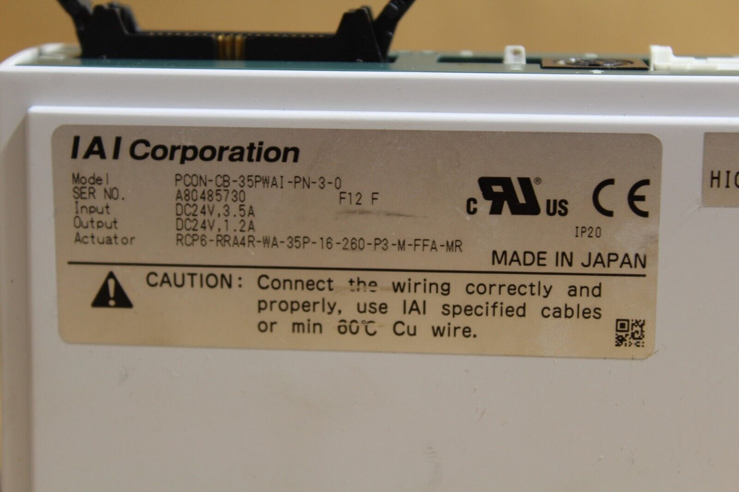 IAI Corporation PCON-CB-35PWAI-PN-3-0 Controller Module