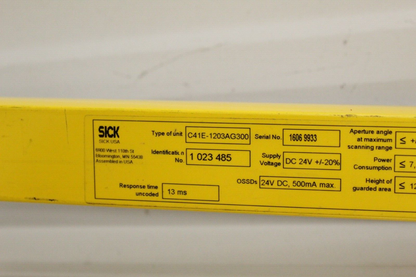 Sick C41E-1203AG300 C4000 Micro Receiver Light Curtain