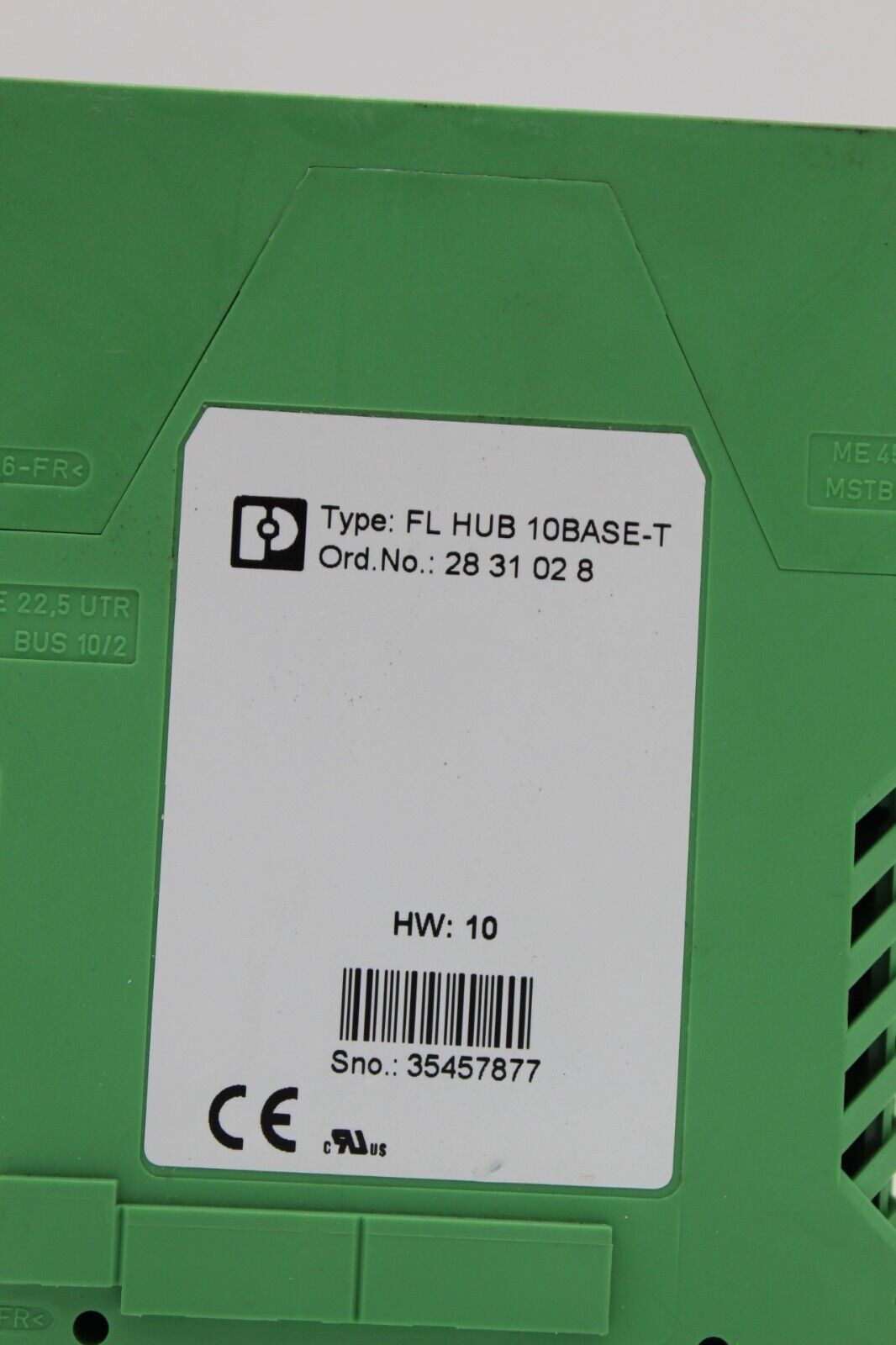 Phoenix Contact FL HUB 10BASE-T 4-Port Ethernet Hub