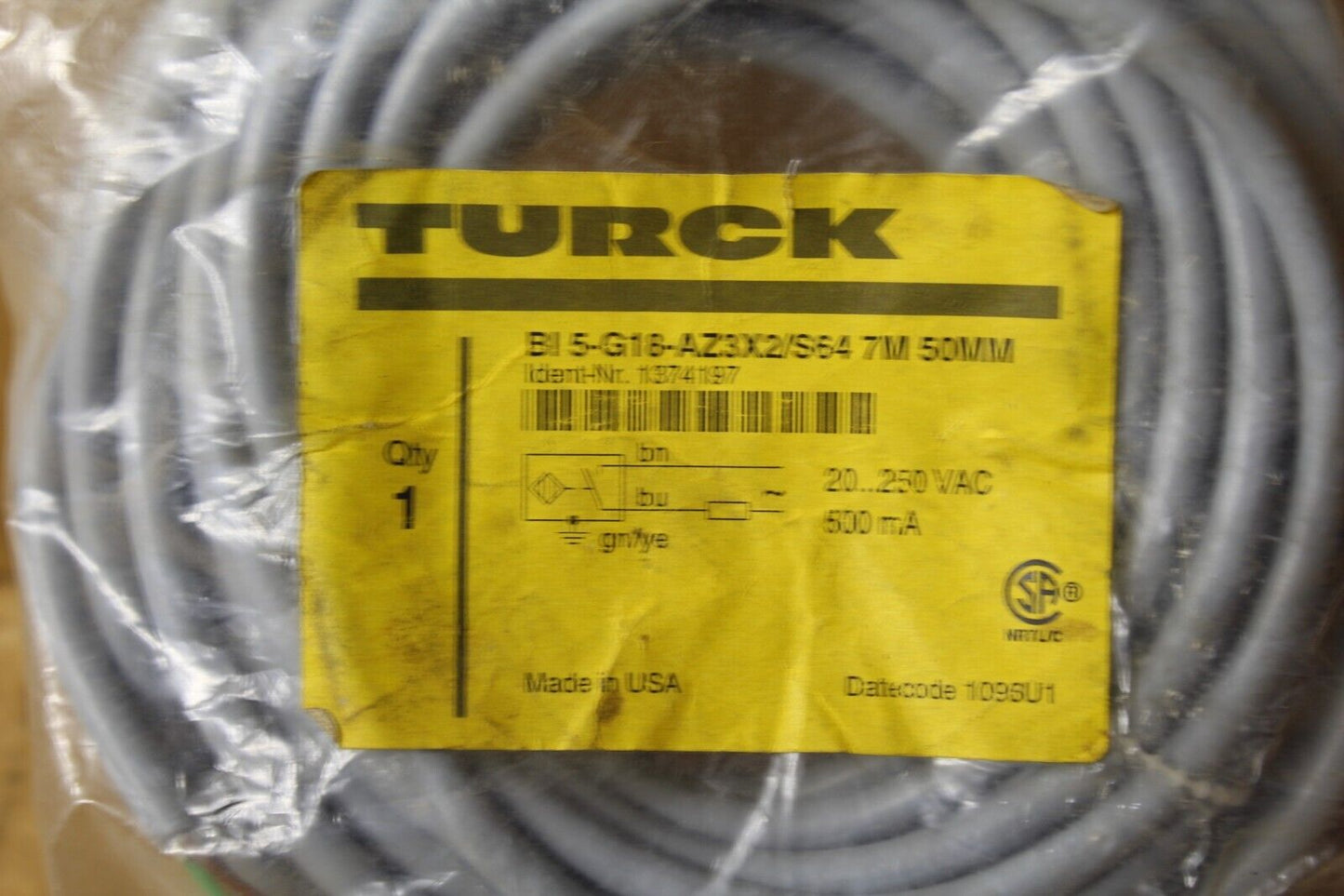 Turck Bi5-G18-AZ3X2/S64 Proximity Switch