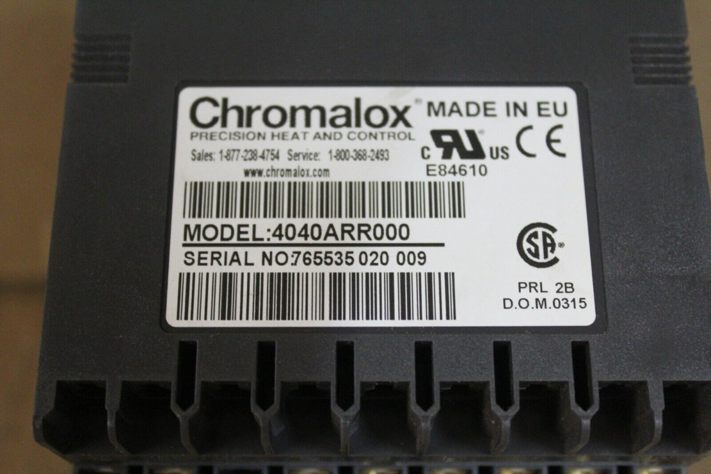 Chromalox 4040ARR000 Temp. Controller