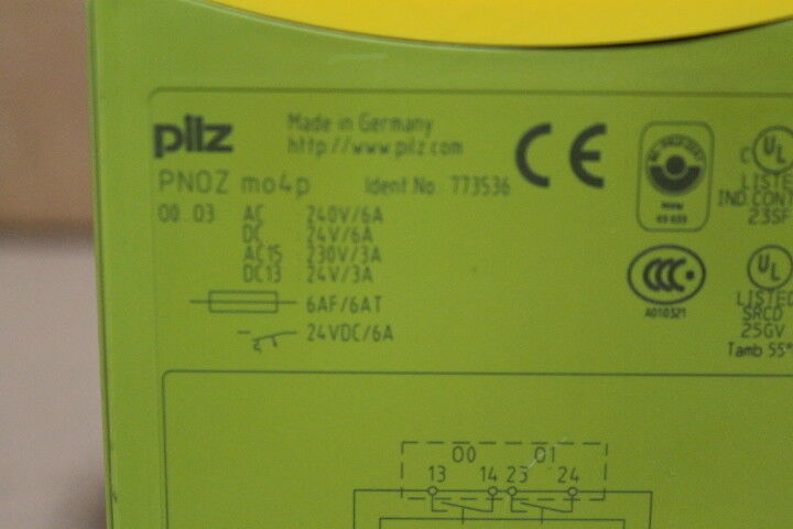 PILZ 773536 PNOZ MO4P EXPANSION MODULE
