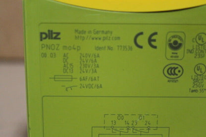 PILZ 773536 PNOZ MO4P EXPANSION MODULE