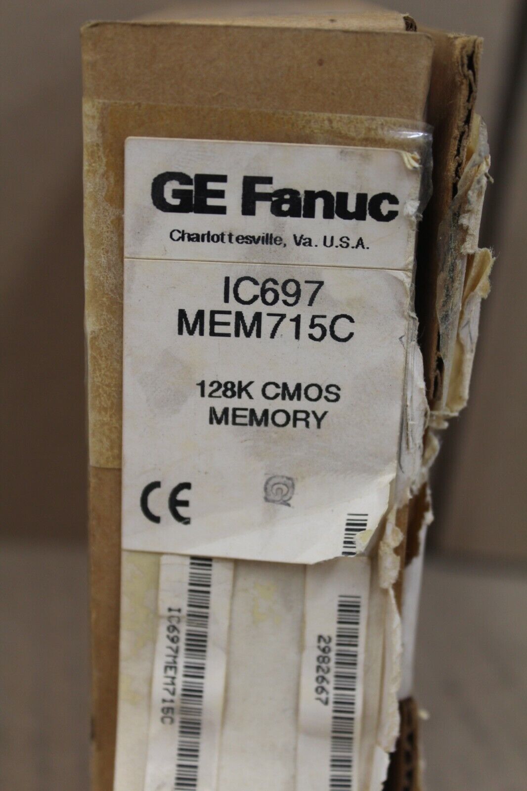 Fanuc IC697MEM715C CMOS Memory