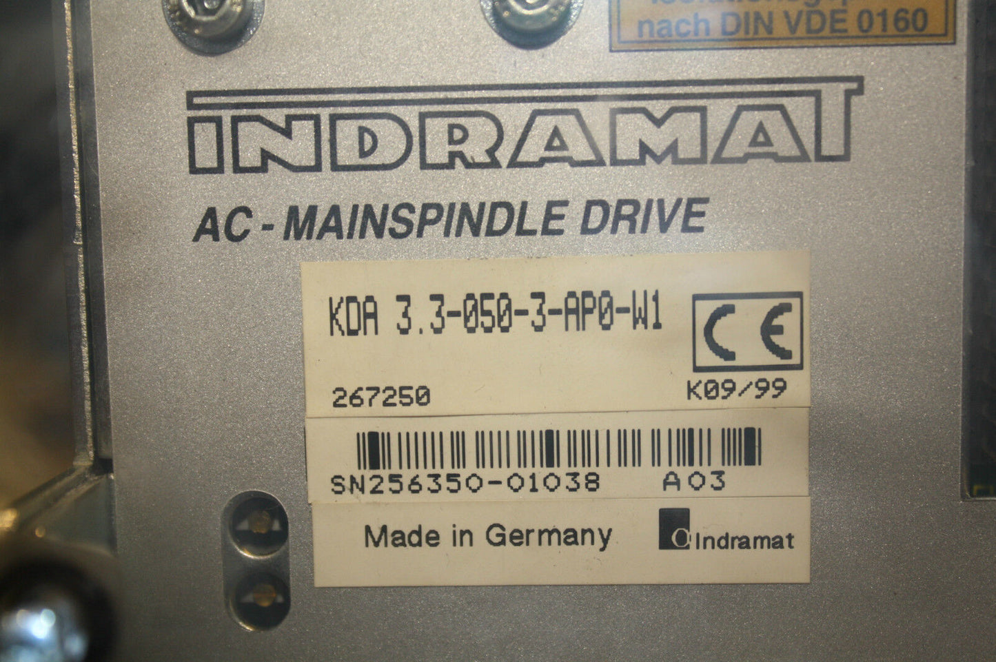 INDRAMAT KDA 3.3-050-3-AP0-W1 AC DRIVE