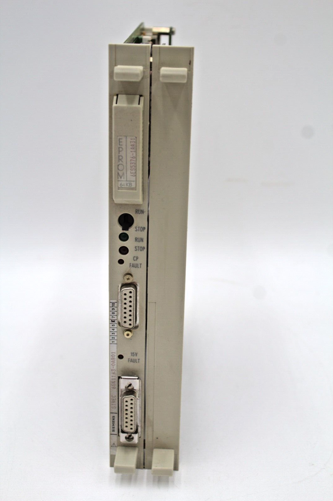 SIEMENS 6GK1143-0AB01 COMMUNICATION MODULE with 6ES5376-1AA31 64K MEMORY