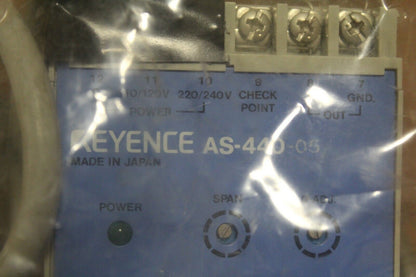 Keyence AS-440-05 Digital Optical Fiber Amplifier