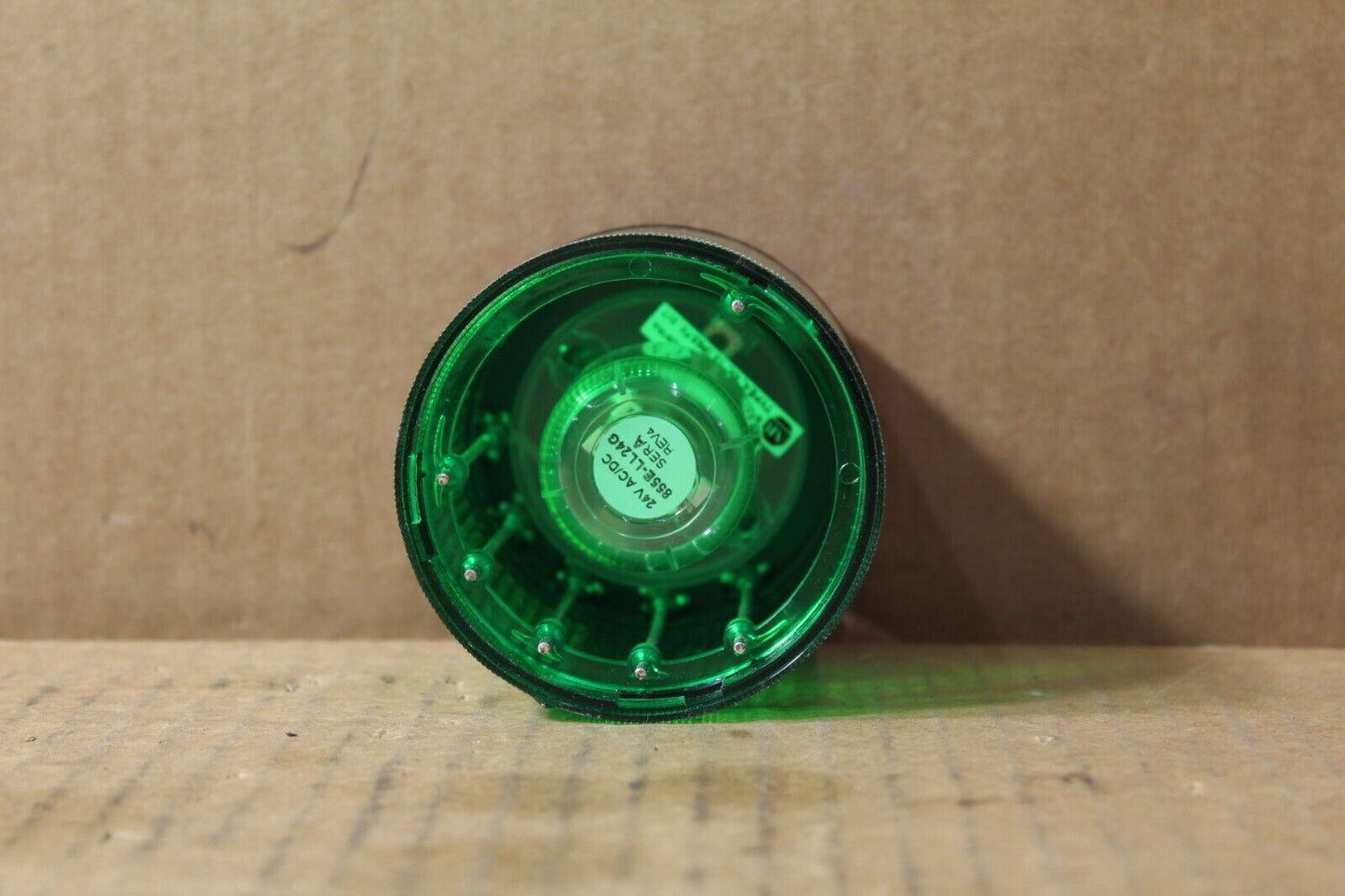 Allen-Bradley 855T-B24TL3 Green Stack Light w/ Lamp