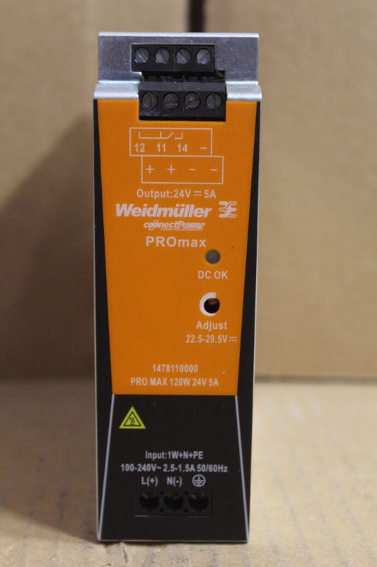 Weidmuller PROmax 1478110000 Power Supply