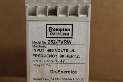 Crompton Instruments 252-PVRW Protector Relay