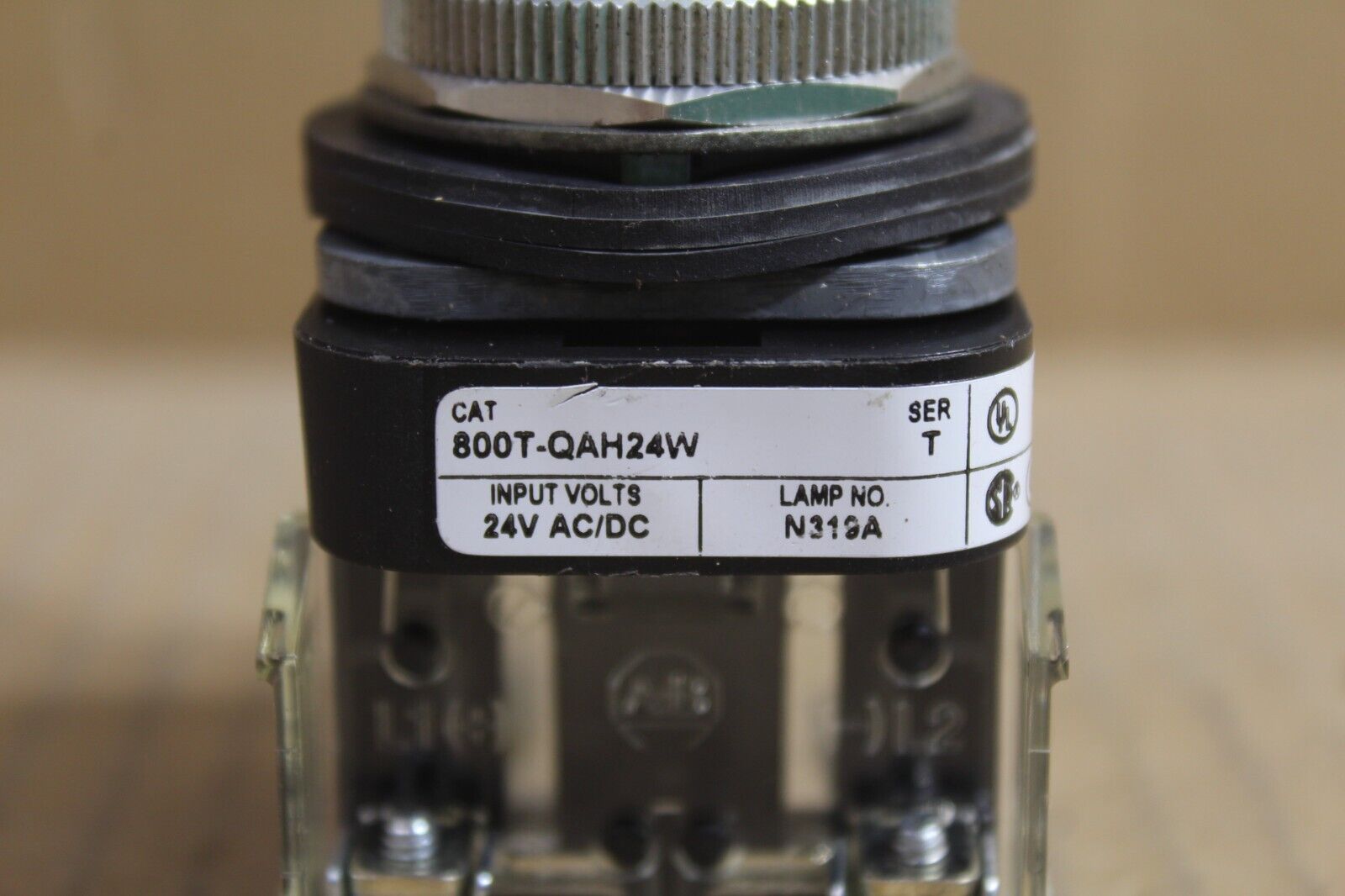 Allen Bradley 800T-QAH24W White Push Button