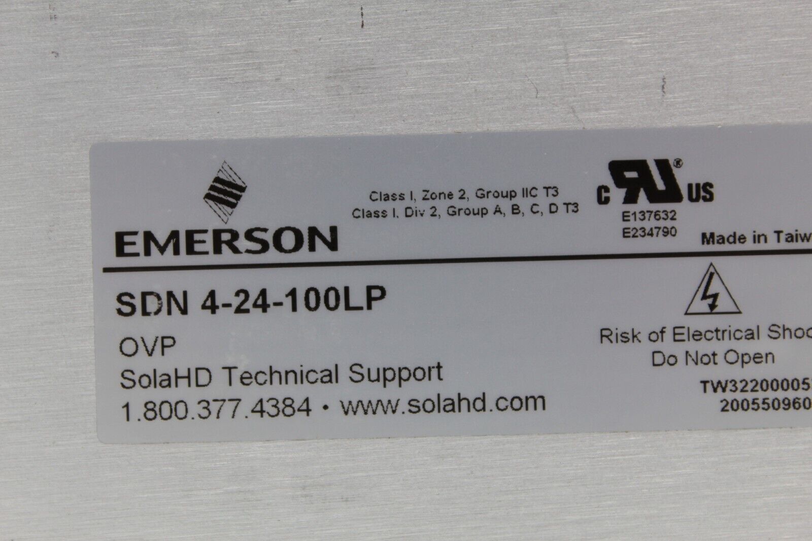 Emerson Sola SDN 4-24-100LP Power Supply