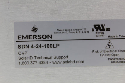 Emerson Sola SDN 4-24-100LP Power Supply