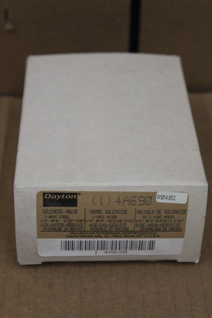 Dayton 4A690 Solenoid Valve