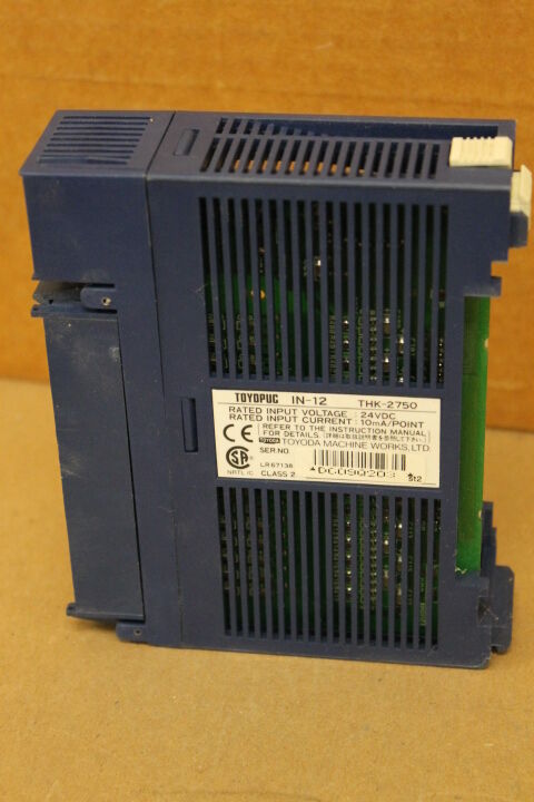 TOYOPUC THK-2750 INPUT MODULE- MISSING DOOR AND WINDOW OFF FRONT