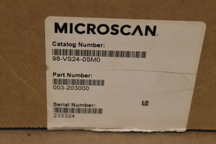 MICROSCAN 98-VS24-0SM0 EXTERNAL I/O - NEW IN BOX