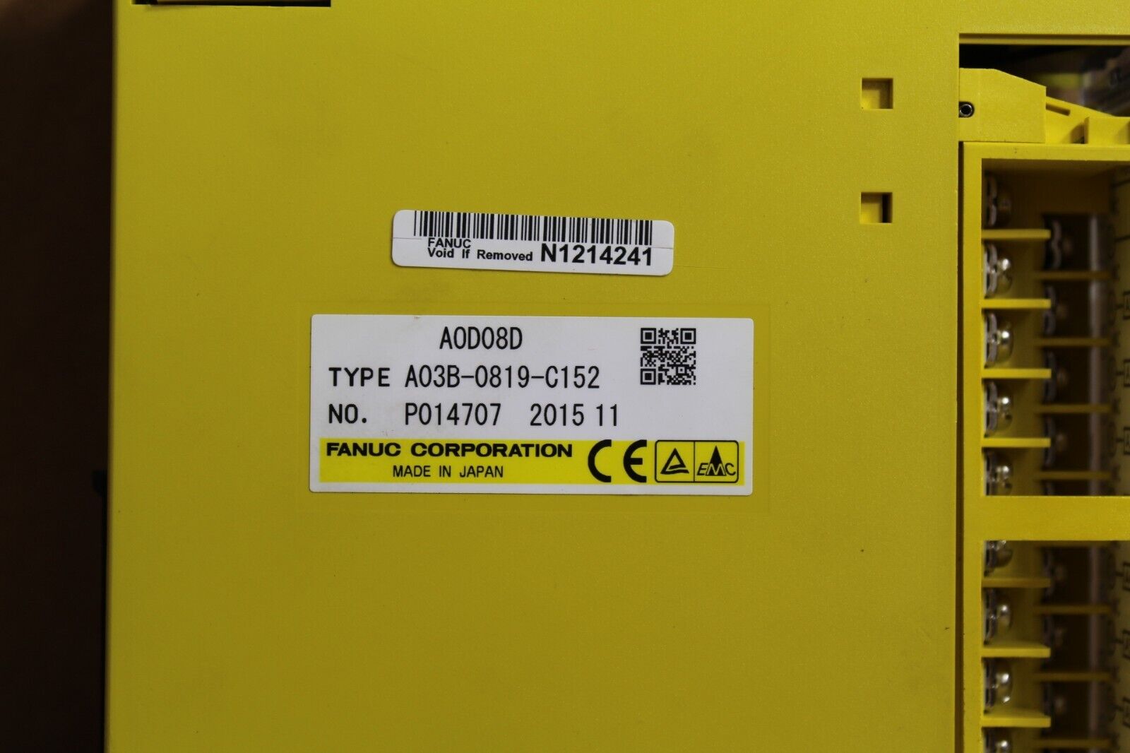 Fanuc A03B-0819-C152 PLC Module