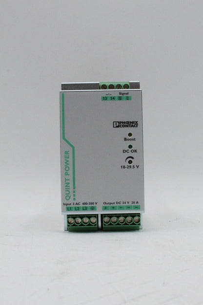 Phoenix Contact QUINT-PS/3AC/24DC/20 Din-Rail Mounted Power Supply