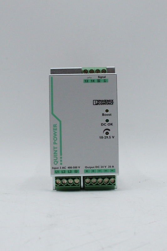 Phoenix Contact QUINT-PS/3AC/24DC/20 Din-Rail Mounted Power Supply