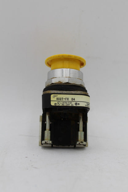 Allen-Bradley 800T-FX D4 Yellow Push Button