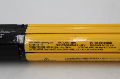 Banner SLPCR14-550P8 EZ-Screen Low Profile Cascade Receiver