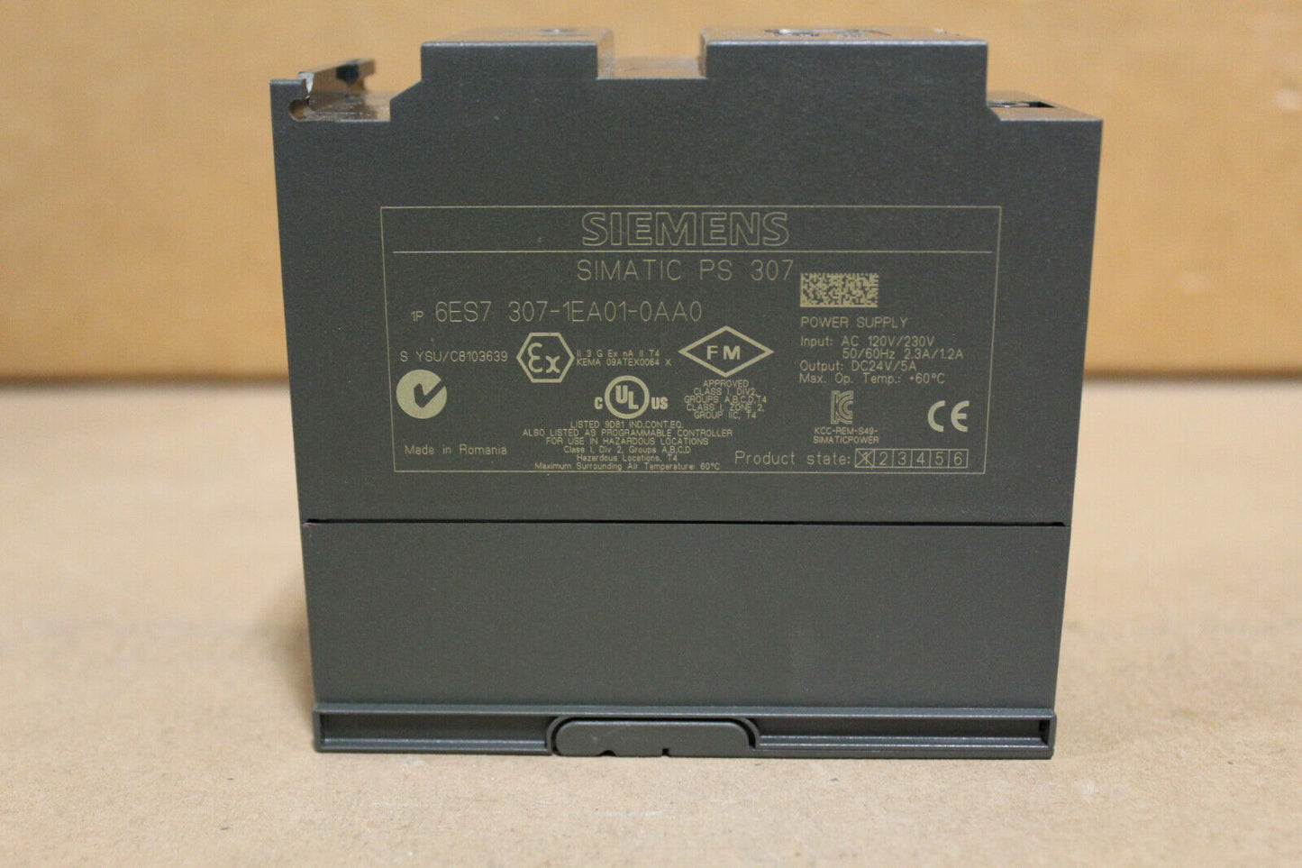 Siemens 6ES7 307-1EA01-0AA0 Simatic S7 Power Supply