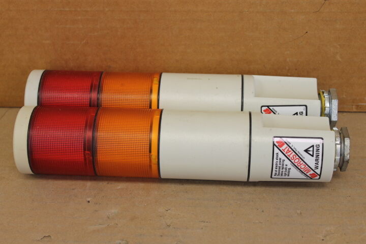 MICROSTAT MSL2 ORANGE AND RED STACK LIGHT