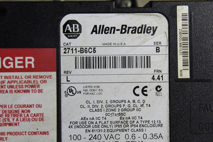 Allen-Bradley 2711-B6C5 Panelview 600