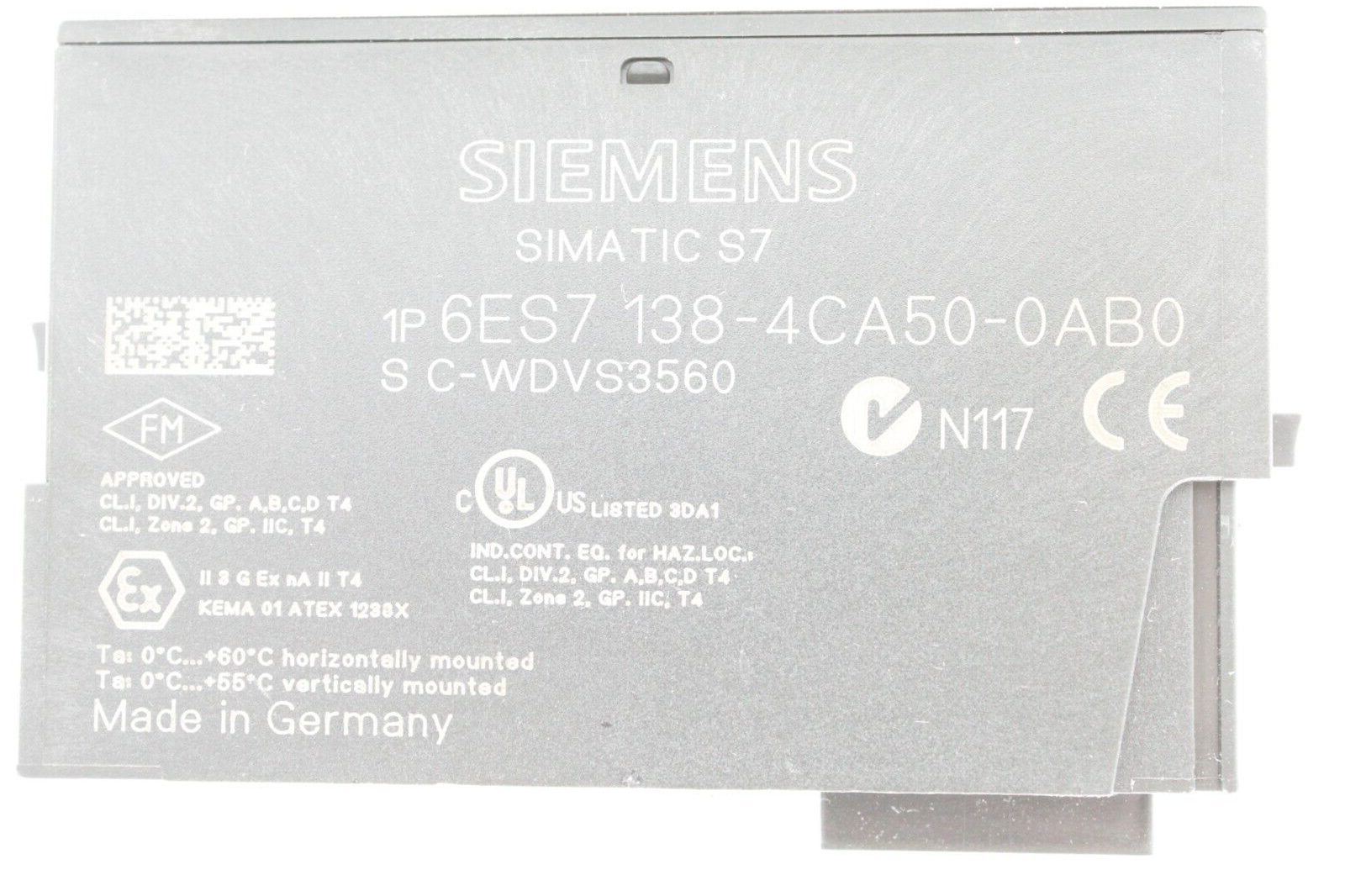 Siemens 6ES7 138-4CA50-0AB0 Simatic S7 Power Module