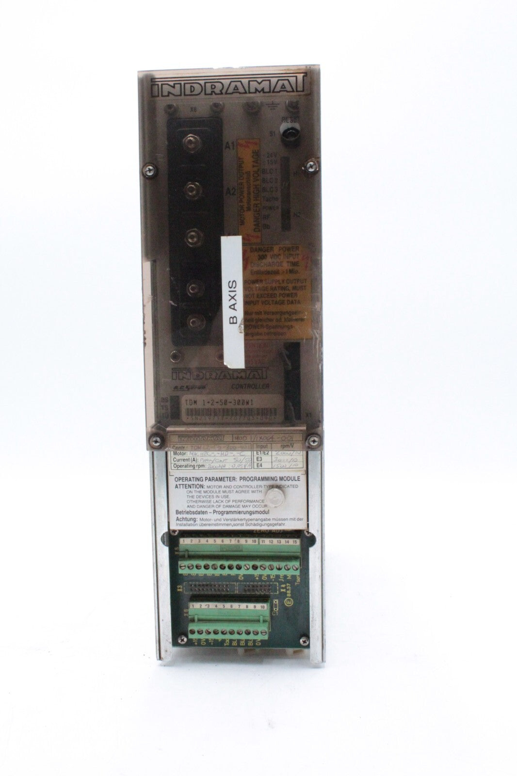 Indramat TDM 1.2-50-300W1 AC Servo Drive