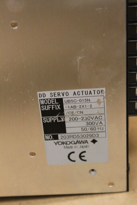 YOKOGAWA DYNASERV UB5C-015N-1AB-2X1-2/CE/CN DD SERVO ACTUATOR