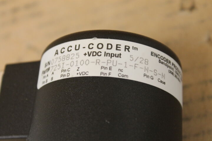 ACCU-CODER 725I-0100-R-PU-1-F-N-S-N ENCODER