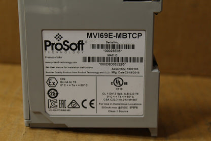 ProSoft Technology MV169E-MBTCP Communication Module