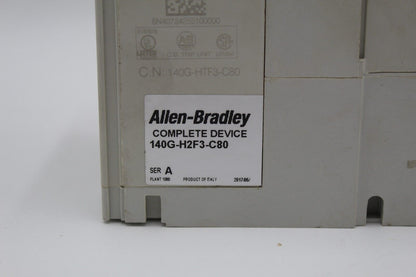 Allen Bradley 140G-H2X3 Circuit Breaker 140G-H2F3-C80