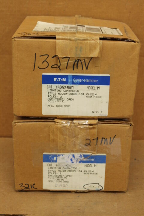 CUTLER-HAMMER A202K4BBM LIGHTING CONTACTOR