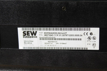 Sew EuroDrive MDF60A0030-5A3-4-0T MoviDrive 30hp