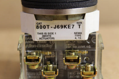 Allen-Bradley 800T-J69KE7 Selector Switch