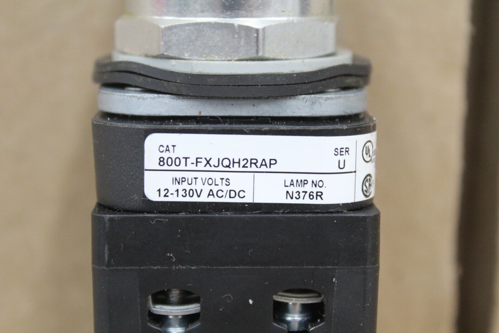 Allen Bradley 800T-FXJQH2RAP Red Push Button