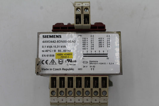 Siemens 4AM3442-8DN00-0EA0 Transformer