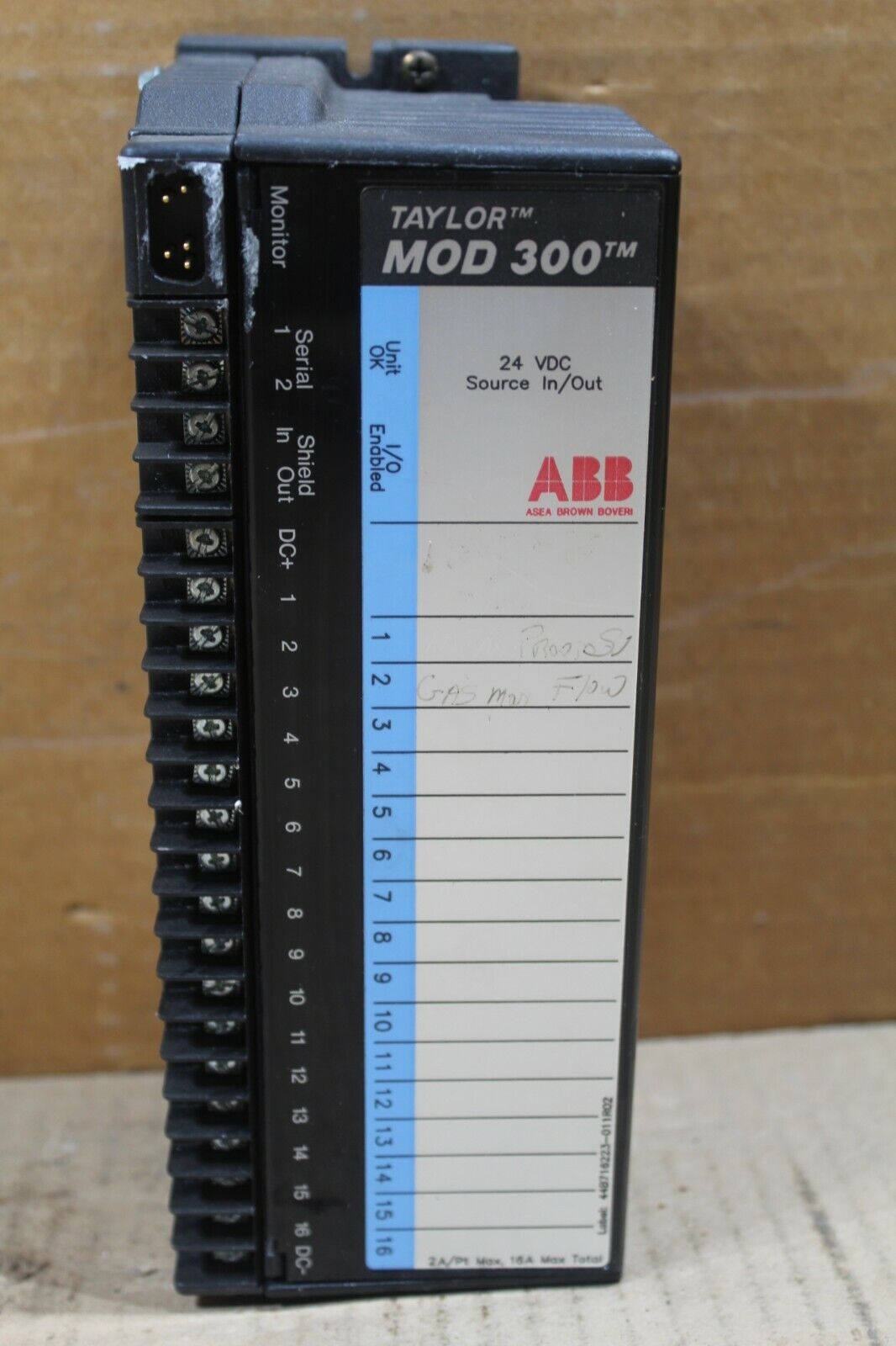 ABB 6240BP10431B-B 24VAC 16CKT SRC