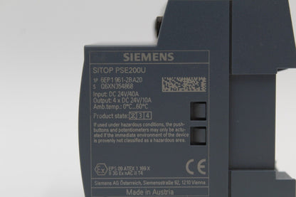 Siemens 6EP1 961-2BA20 Sitop Diagnostics Module
