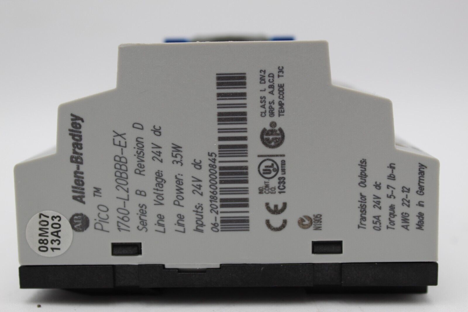Allen-Bradley 1760-L20BBB-EX 12-Input Pico Controller