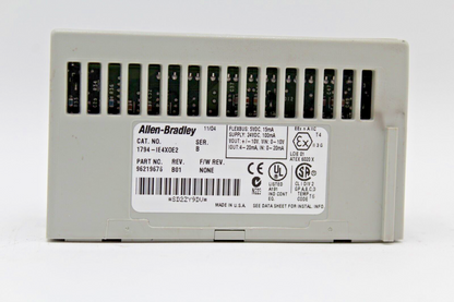 Allen-Bradley 1794-IE4XOE2 Flex I/O Analog Combination Module
