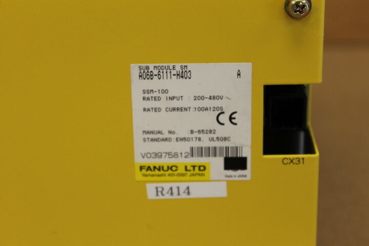 FANUC A06B-6111-H403 SER. A SUB MODULE 