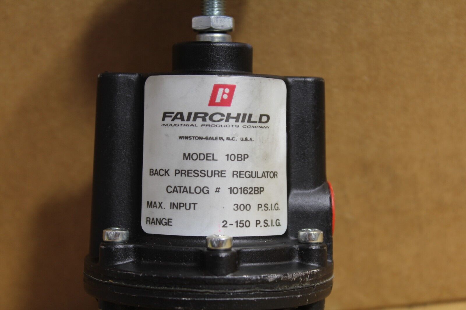 Fairchild 10BP Fluid Pressure Valve