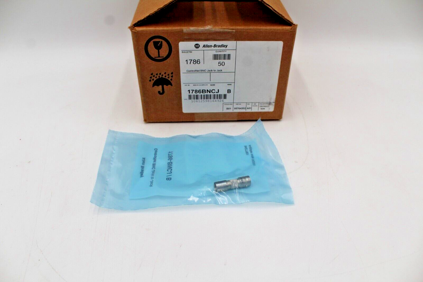 Allen-Bradley 1786-BNCJ/B ControlNet BNC Plug to Plug (1PC)