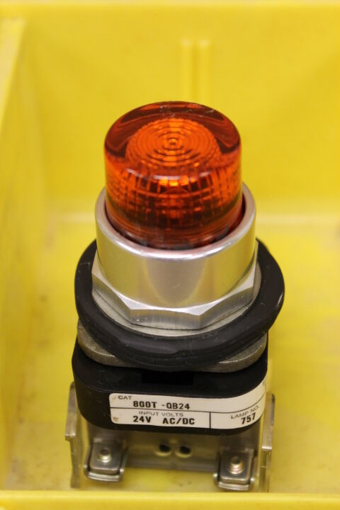 ALLEN BRADLEY 800T-QB24 SER. T ORANGE PUSH BUTTON